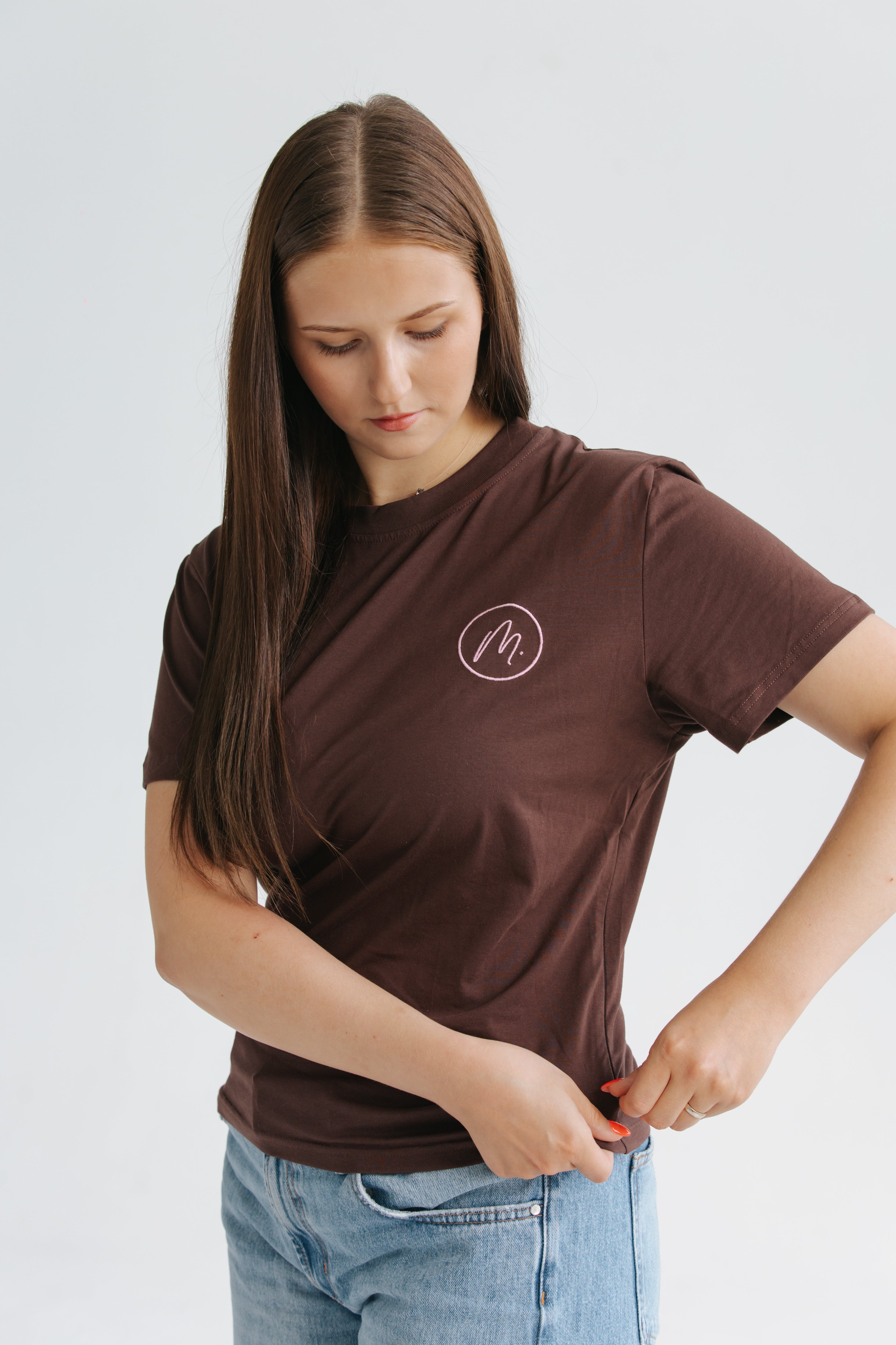 Zīdīšanas T-krekls CHOCO BROWN