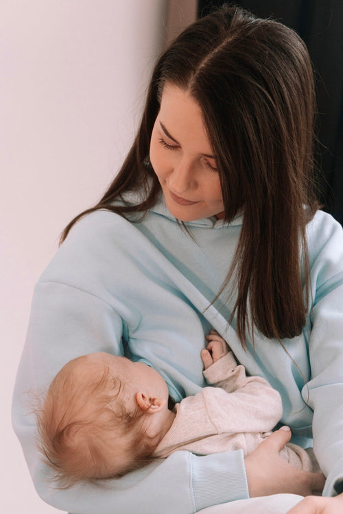 Zīdīšanas džemperis BABY BLUE